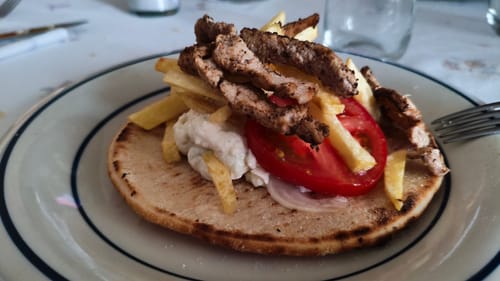 Customer photo review of Traditional Greek Pita Bread – 10 Soft Rounds (16 cm) | Vegetarian-Friendly