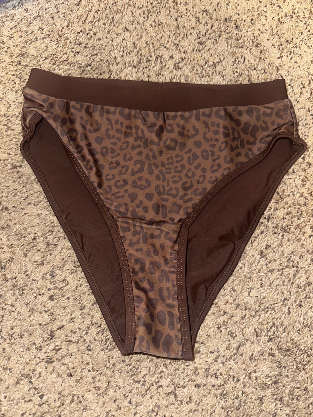 Customer photo review of MOLLY Jaguar Full Coverage High Rise Bikini Bottom