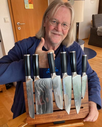 Customer photo review of OKAMI 5er Messerset