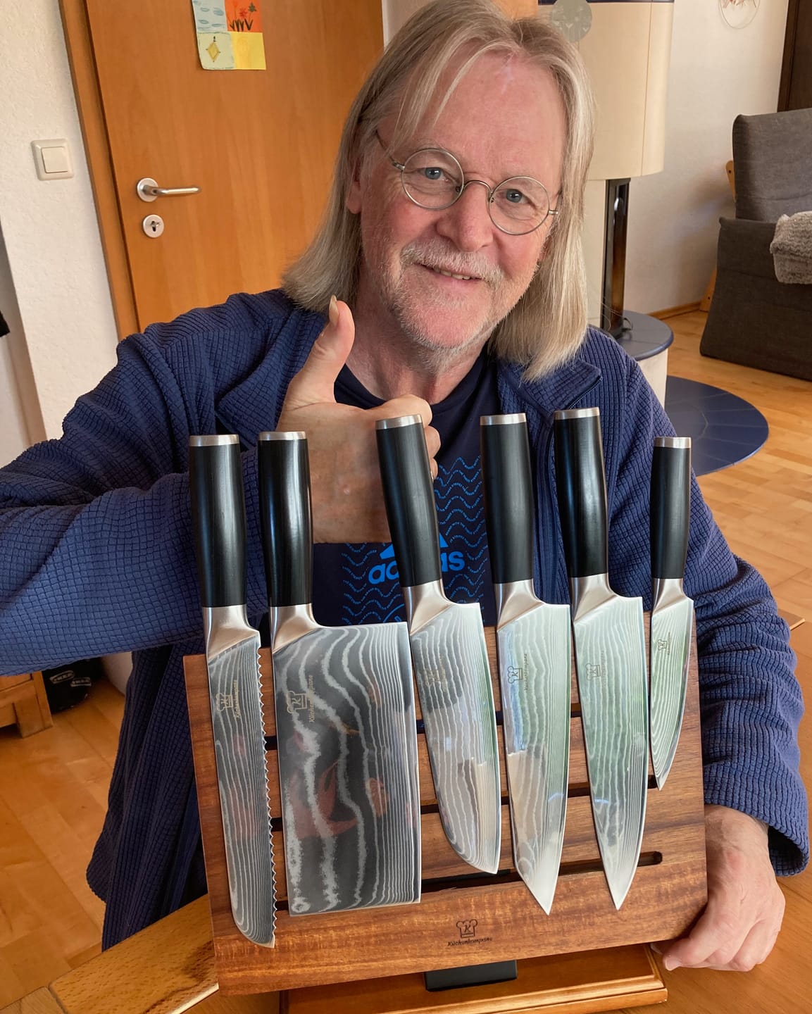 Customer photo review of OKAMI 5er Messerset