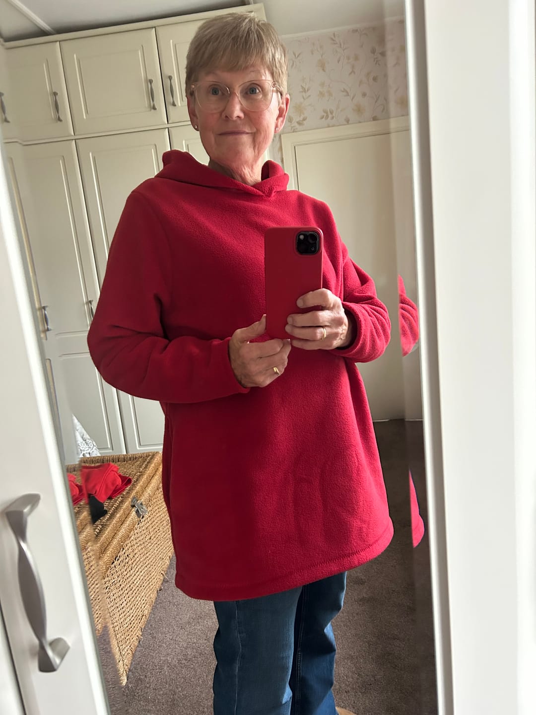 Customer photo review of Special Offer #2 - Plain Polar Fleece Fabric - 2 metre Pre-cut