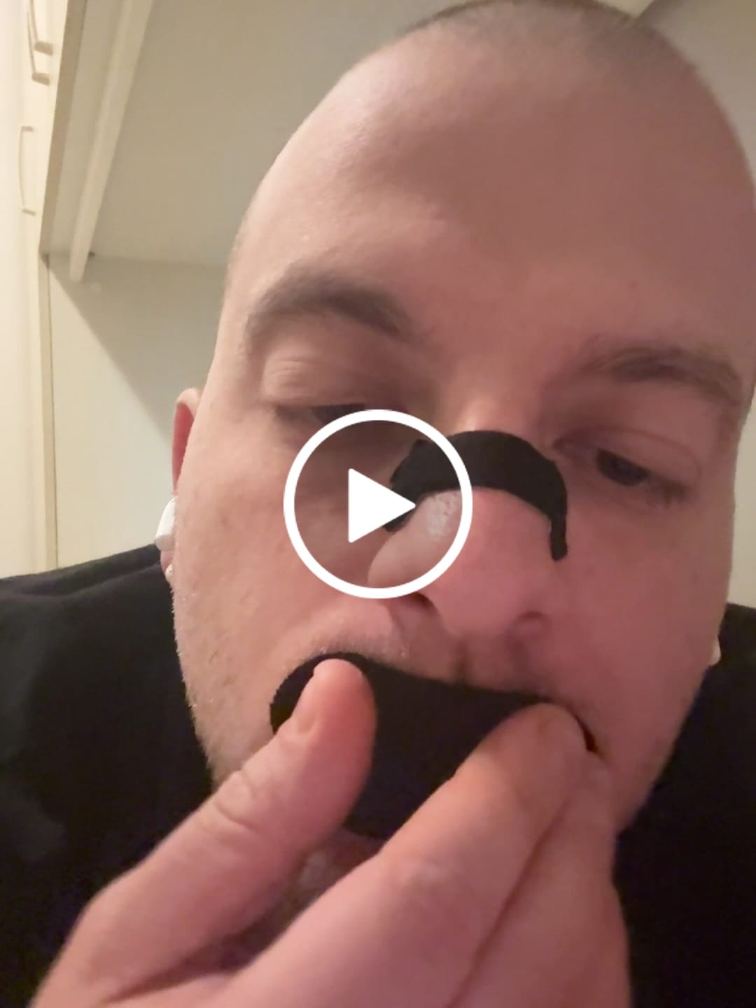 Customer video review of SLEEP Mouth Tape - Black