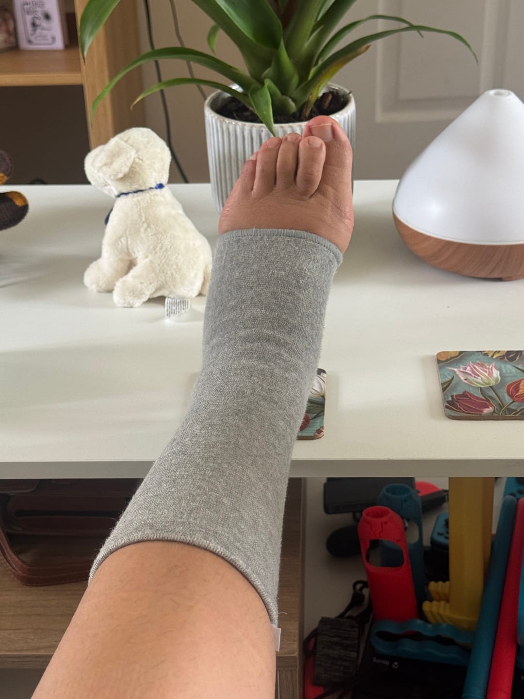 Customer photo review of Premium Anti-Fatigue Bamboo Footsleeves