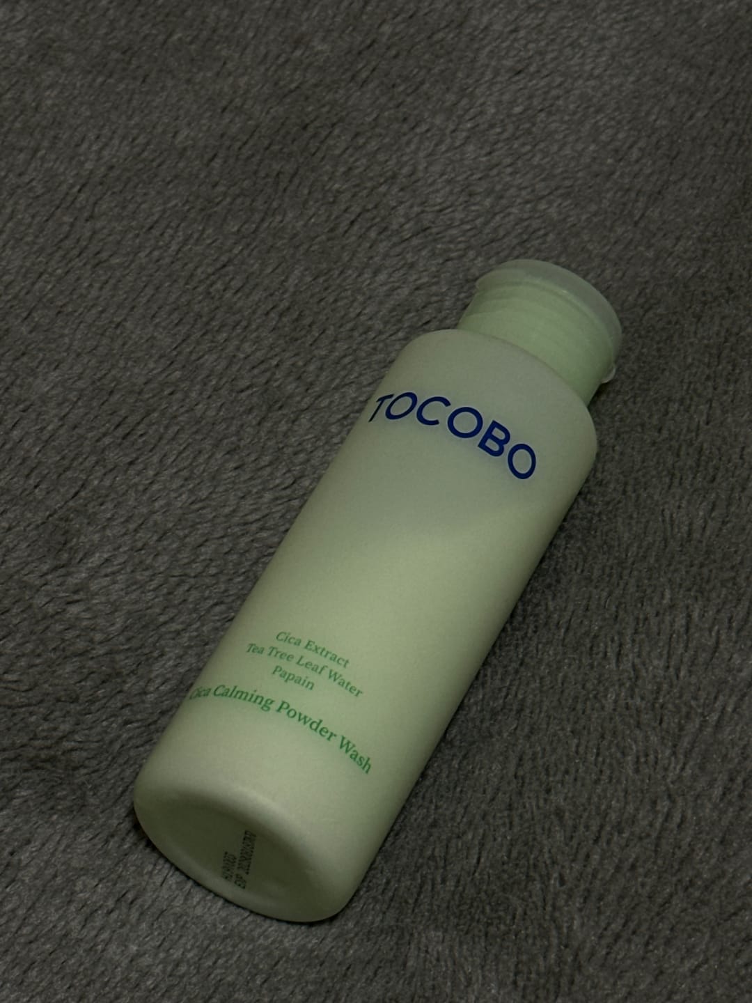 Customer photo review of Enzīmu pūderis jutīgai ādai ar Āzijas centellu Tocobo Cica Calming Powder Wash