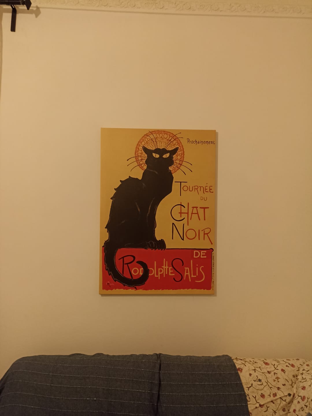 Customer photo review of Chat Noir Il Gatto Nero Théophile Alexandre Steinlen