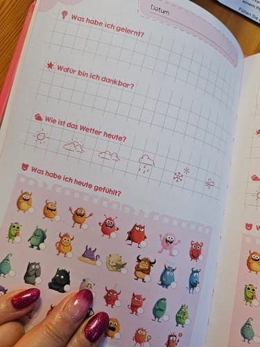 Customer photo review of Edubini Gefühlstagebuch für Kinder