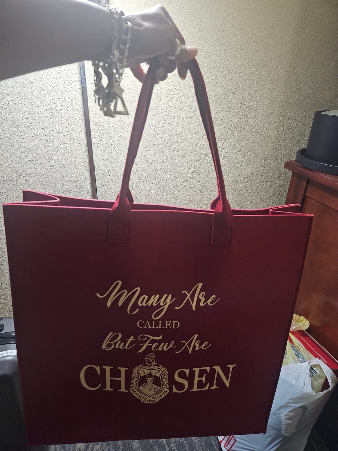 Customer photo review of 2.0 Convention Tote bag- PRE ORDER- please read details