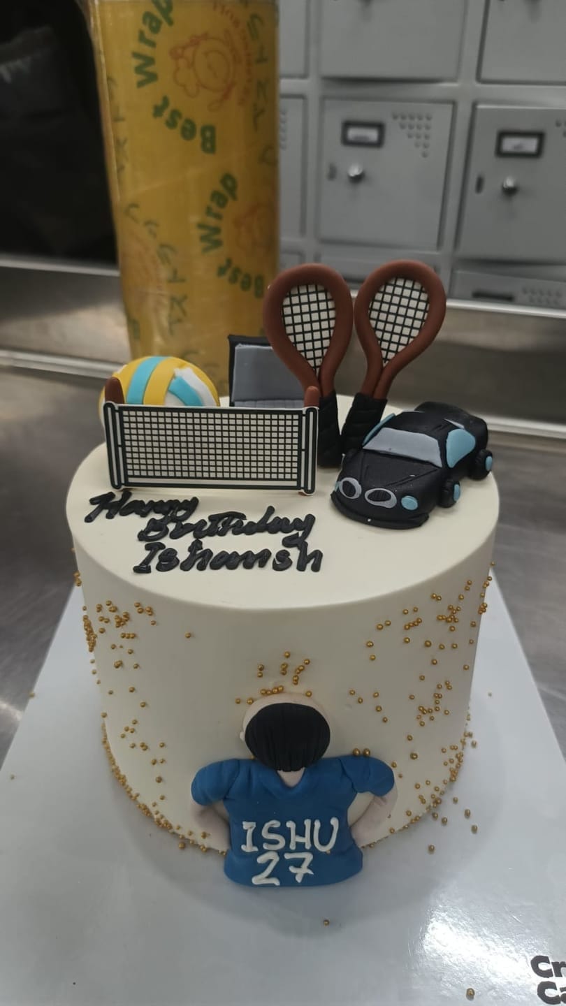 Customer photo review of Badminton Fan Cake