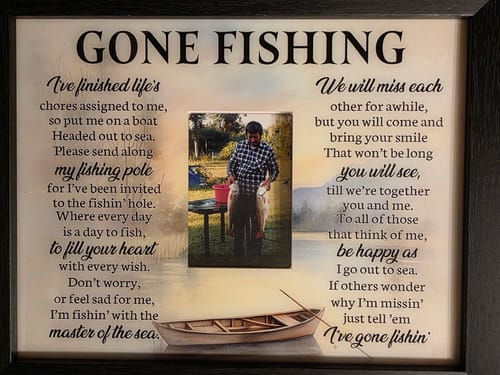Customer photo review of Memorial Shadow Box, Cardinal Picture Frame Sympathy Gifts for Loss of Loved One Memory Frame 3.5x5 TND3