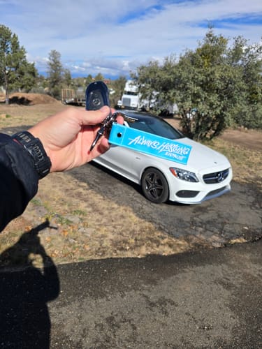 Customer photo review of ALWAYS HUSTLING KEY TAG