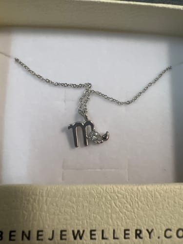Customer photo review of Zodiac Necklace