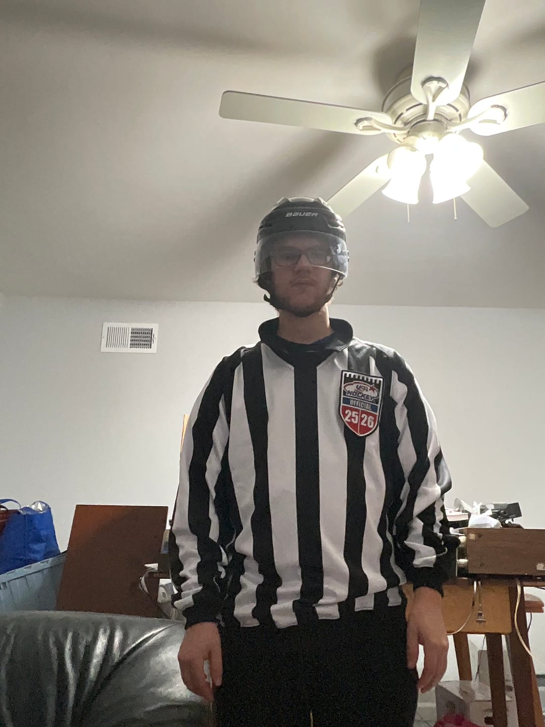 Customer photo review of ZLE HOCKEY REFEREE JERSEY - LINESMAN