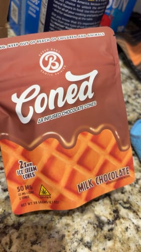 Customer photo review of CONED - MILK CHOCOLATE 2-PACK D9