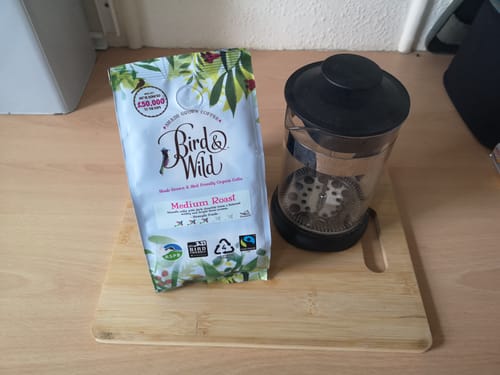 Customer photo review of Medium Roast Fairtrade Organic Coffee, Beans or Ground - 200g, 500g, 1kg