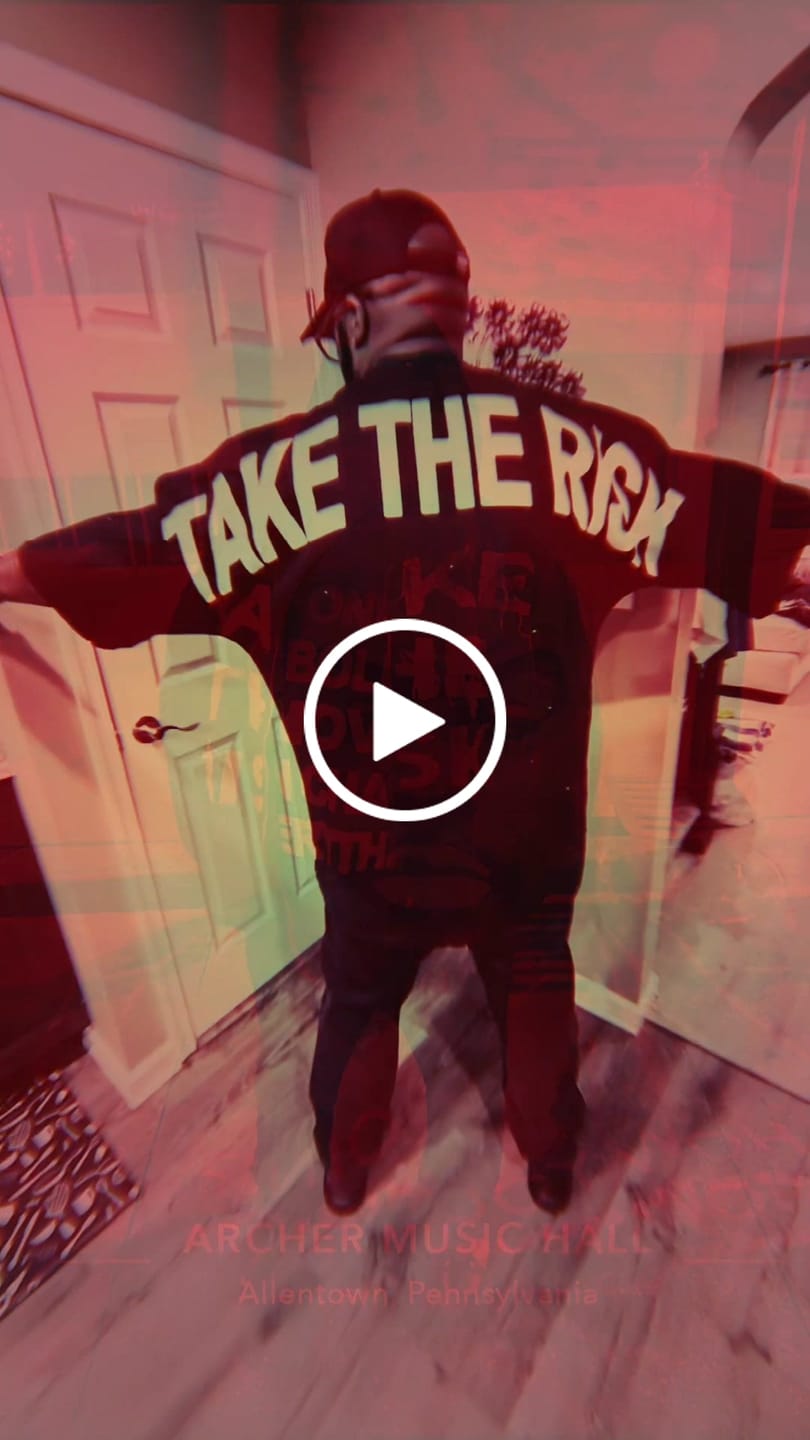 Customer video review of "Take The Risk" Fabric on Fabric Rhinestone Hoodie (Black)