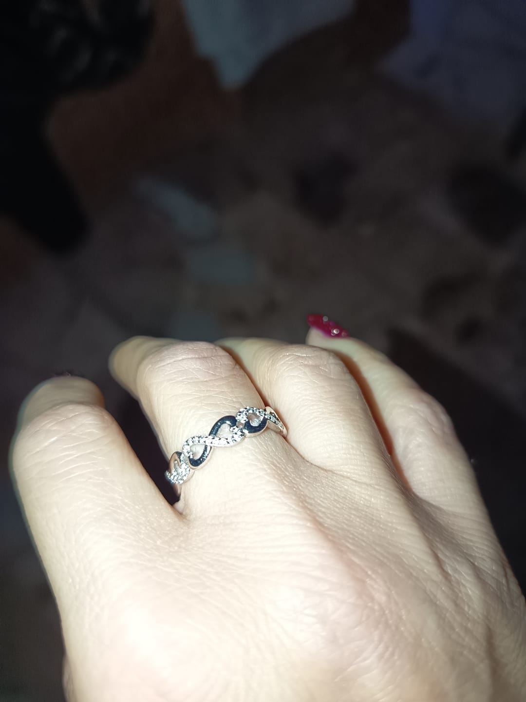 Customer photo review of Anello Cuore Infinito  Anellissimi