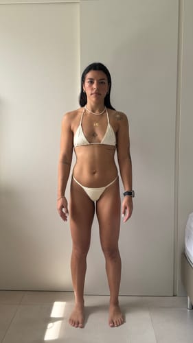 Customer photo review of Calcinha Fita Pérola