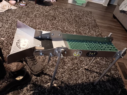 Customer photo review of Sluice Box Flared Header - Dream Mat | Gold Prospecting Equipment