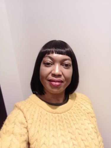 Customer photo review of Brazilian Fringe Bob - 8"