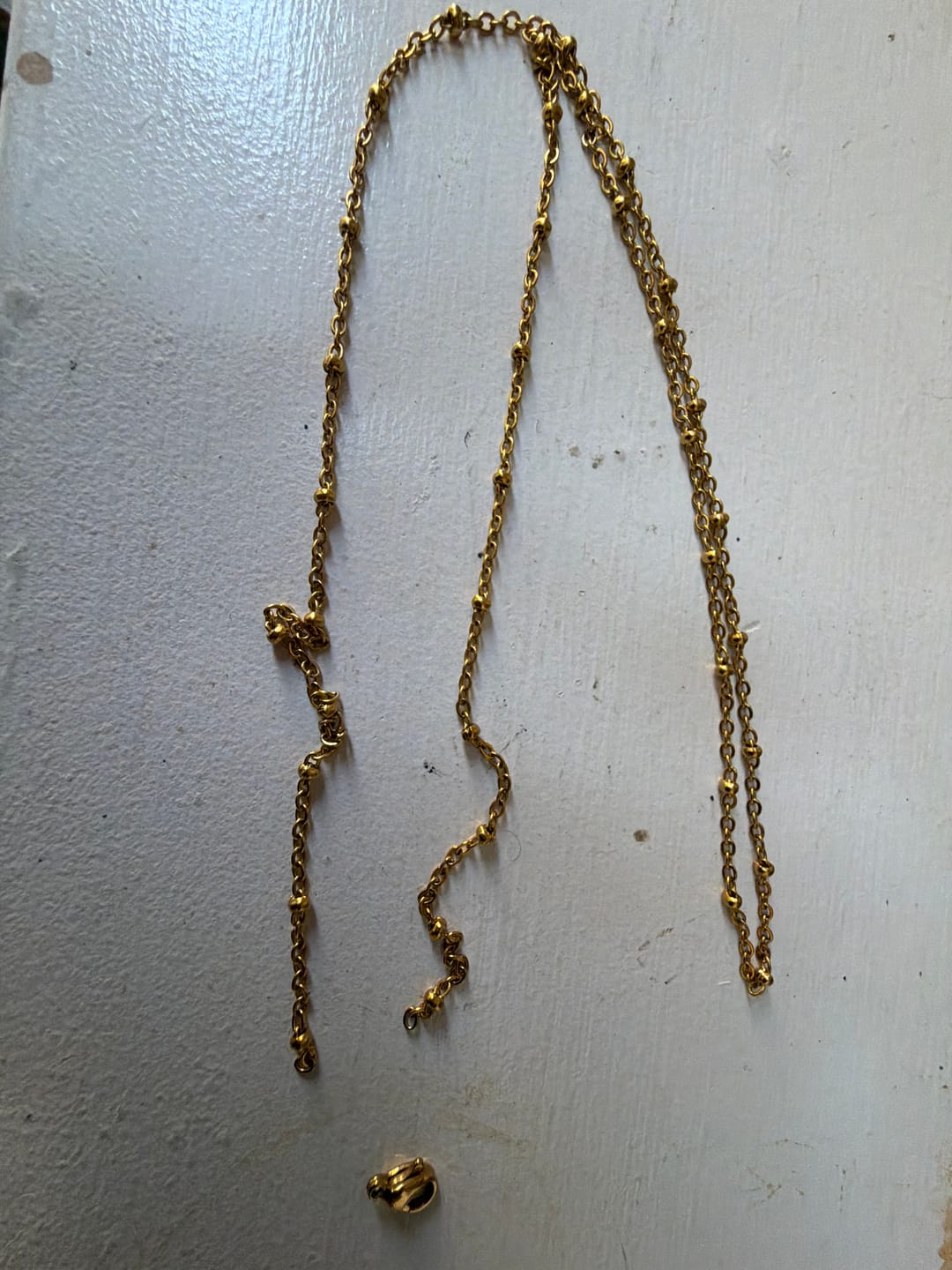 Customer photo review of The Lord's Prayer Necklace