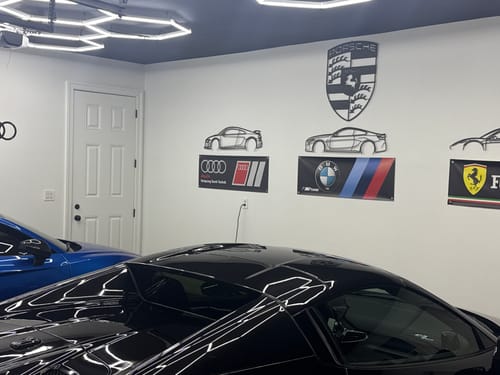 Customer photo review of Porsche Metal Car Emblem