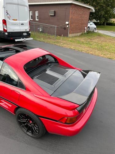Customer photo review of MR2Heaven Full Pre-Preg/Dry Carbon Fiber OEM Style Trunk Lid - Fiberglass and Carbon Fiber Available