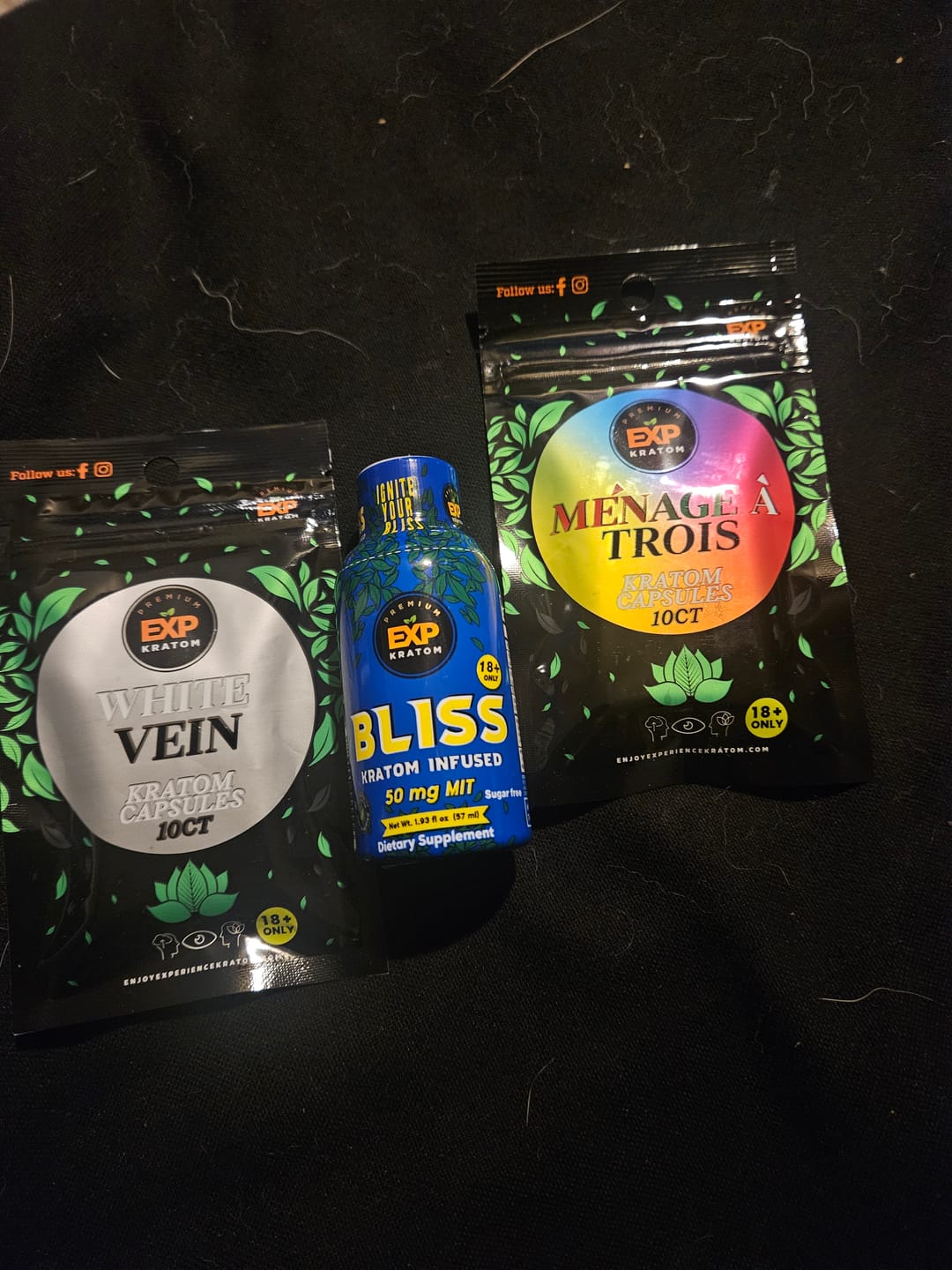 Customer photo review of EXP Premium Red Vein Blend Capsules