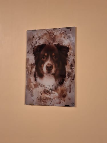 Customer photo review of Aquarell Pawtrait
