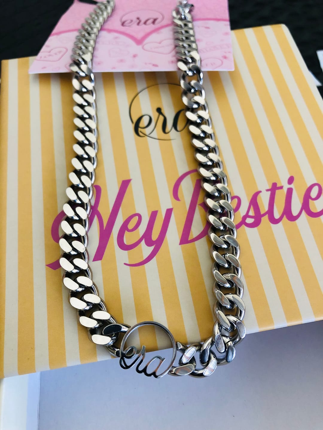 Customer photo review of Silver Era Choker