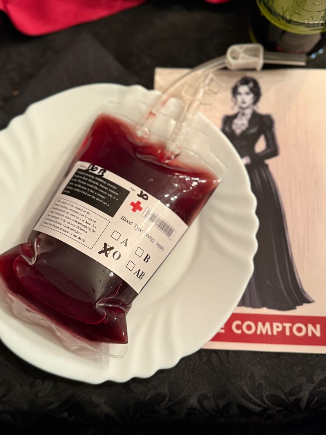 Customer photo review of Halloween Murder Mystery Game Kit - Vampire Ball