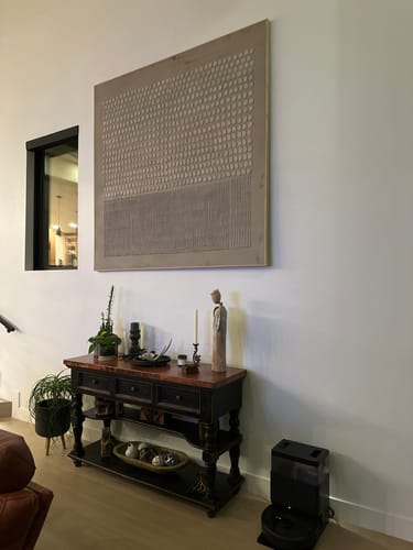 Customer photo review of Abstract Tranquility Art Painting #WS025