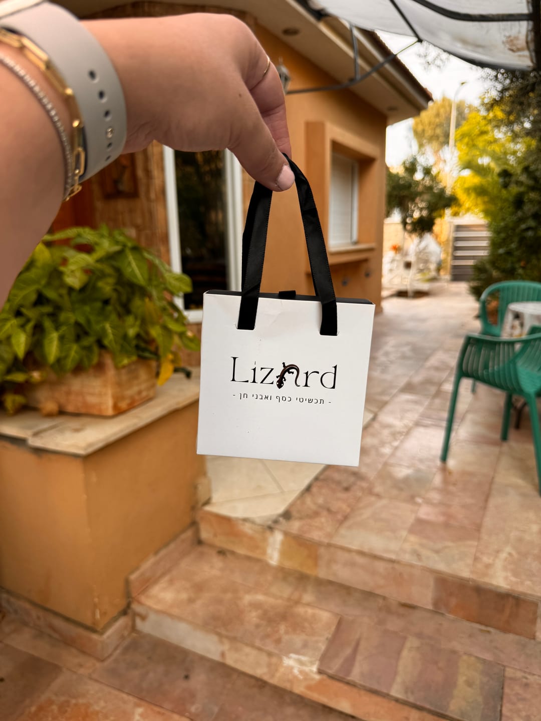 Customer photo review of טבעת כסף - BRAIDED LINES