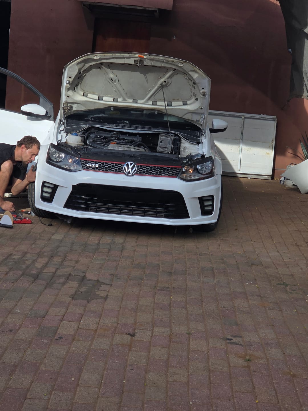 Customer photo review of WRC BUMPER + FOGS FOR POLO 6 2010+