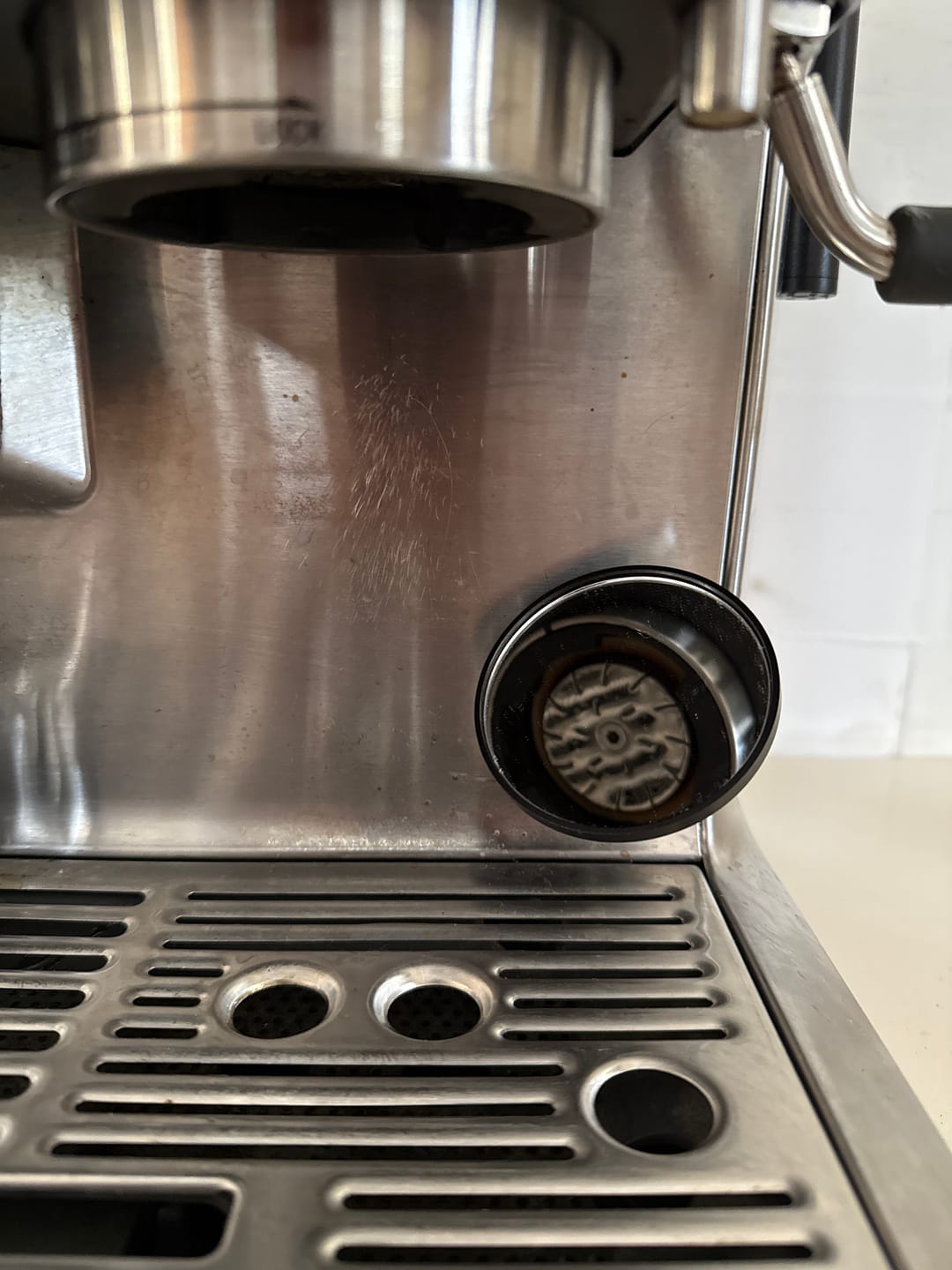Customer photo review of Espresso Shot Mirror