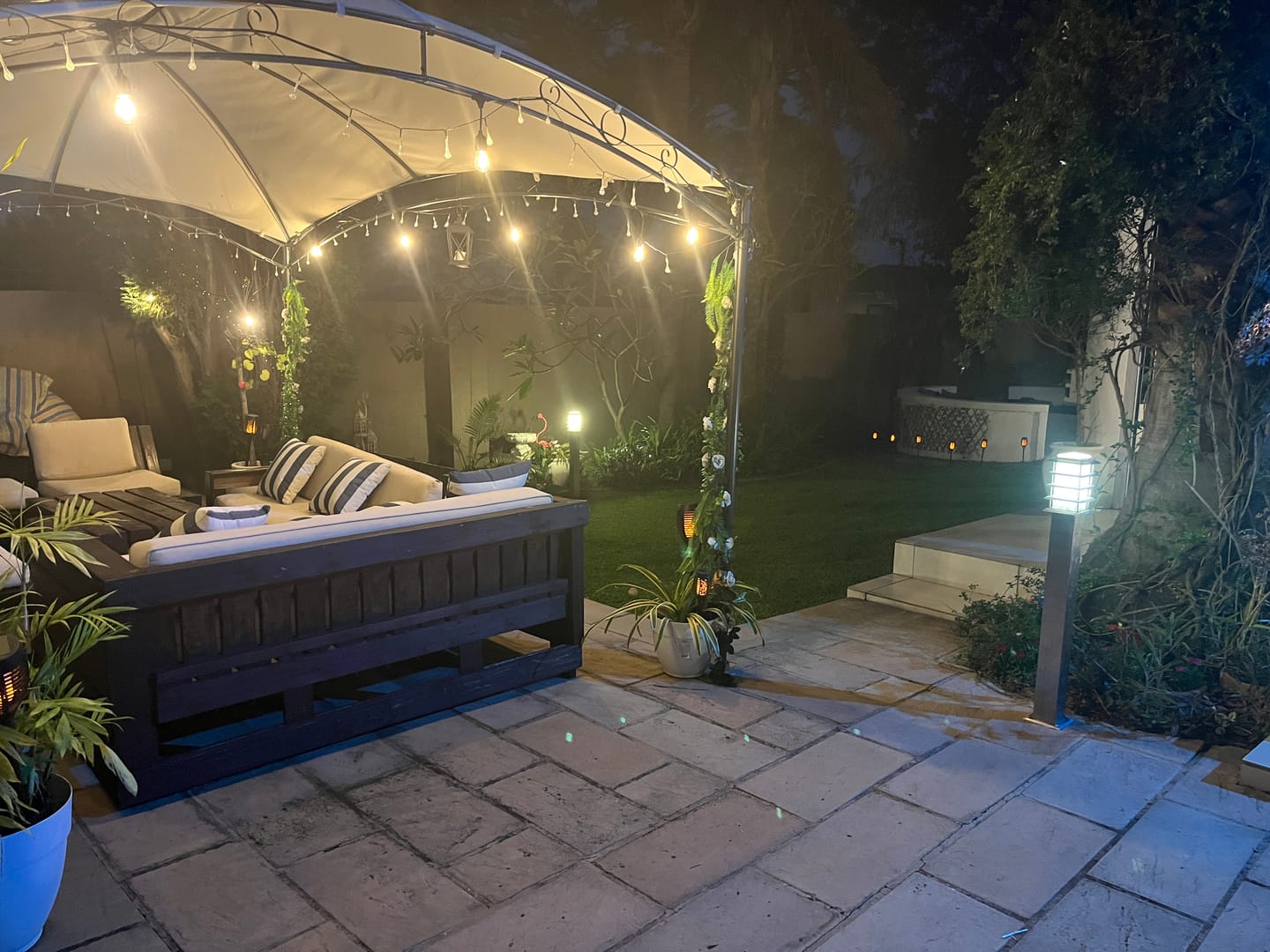Customer photo review of Plug-In Festoon Bulb String Lights