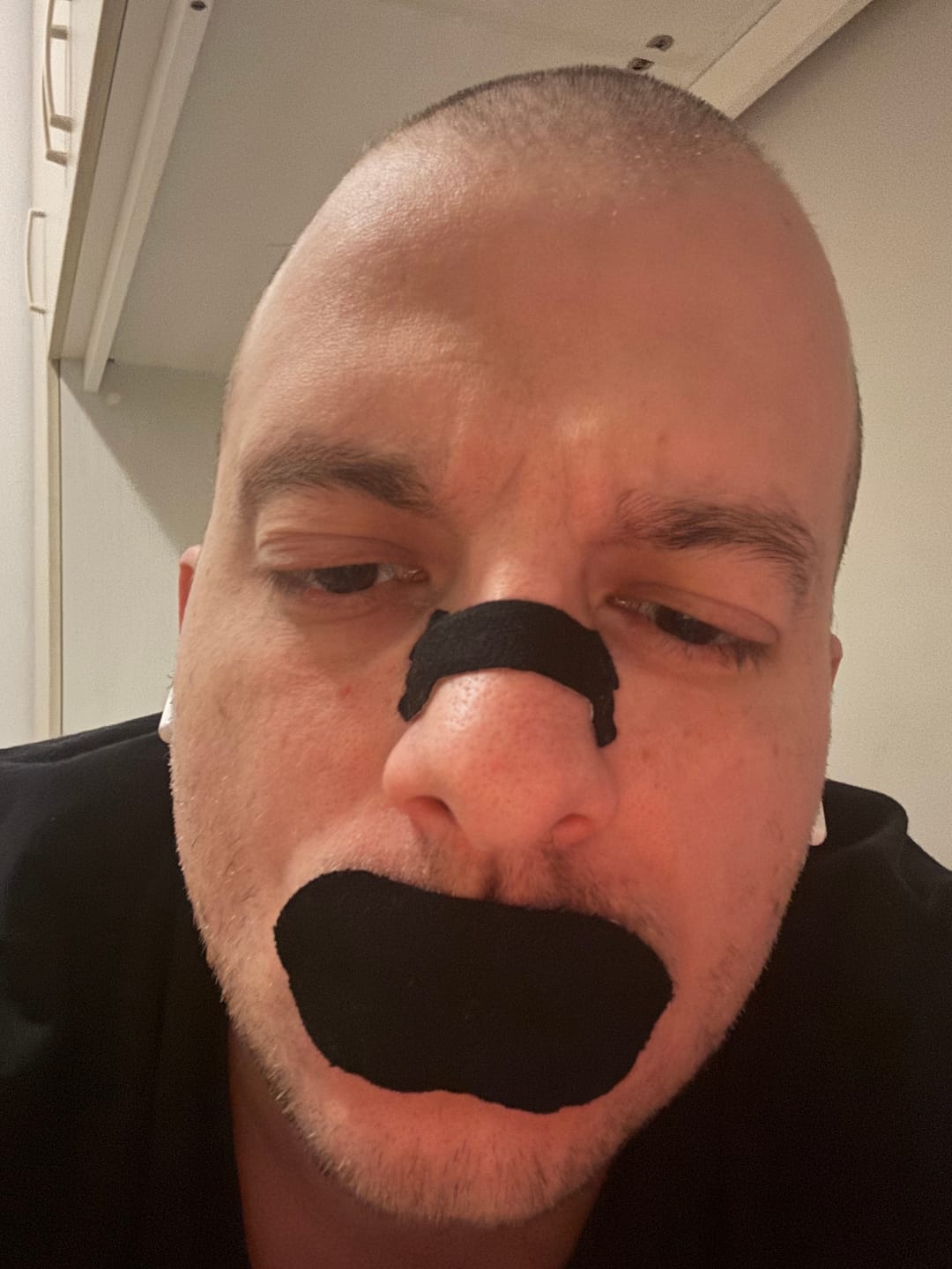 Customer photo review of SPORT Nasal Strip - Black