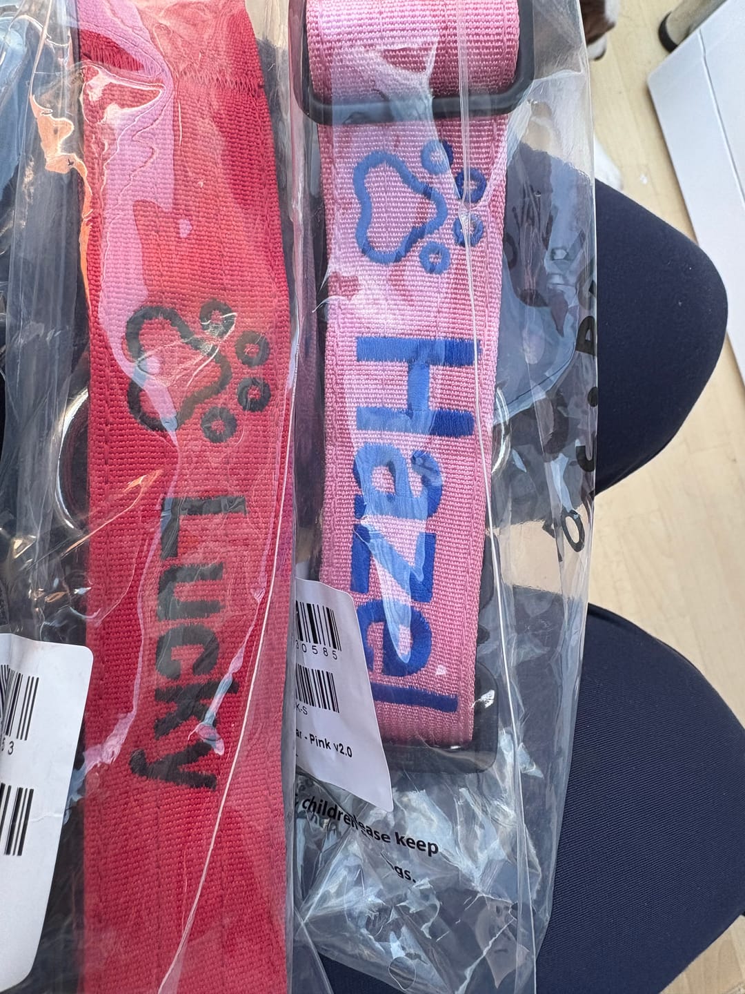 Customer photo review of 4cm Combat® Collar | Handle & Rated Clip - Red