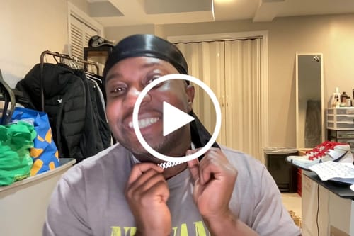 Customer video review of Moissanite Cuban Link Chain 14K Gold (ALL SIZES)