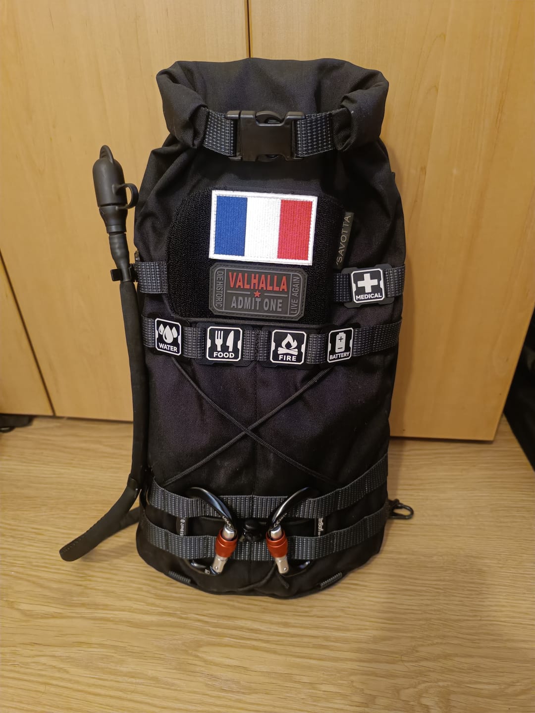 Customer photo review of Hatka 12L backpack