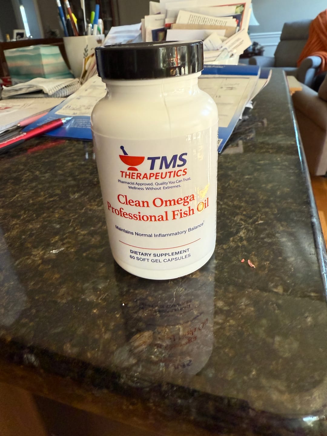 Customer photo review of Clean Omega Professional Fish Oil