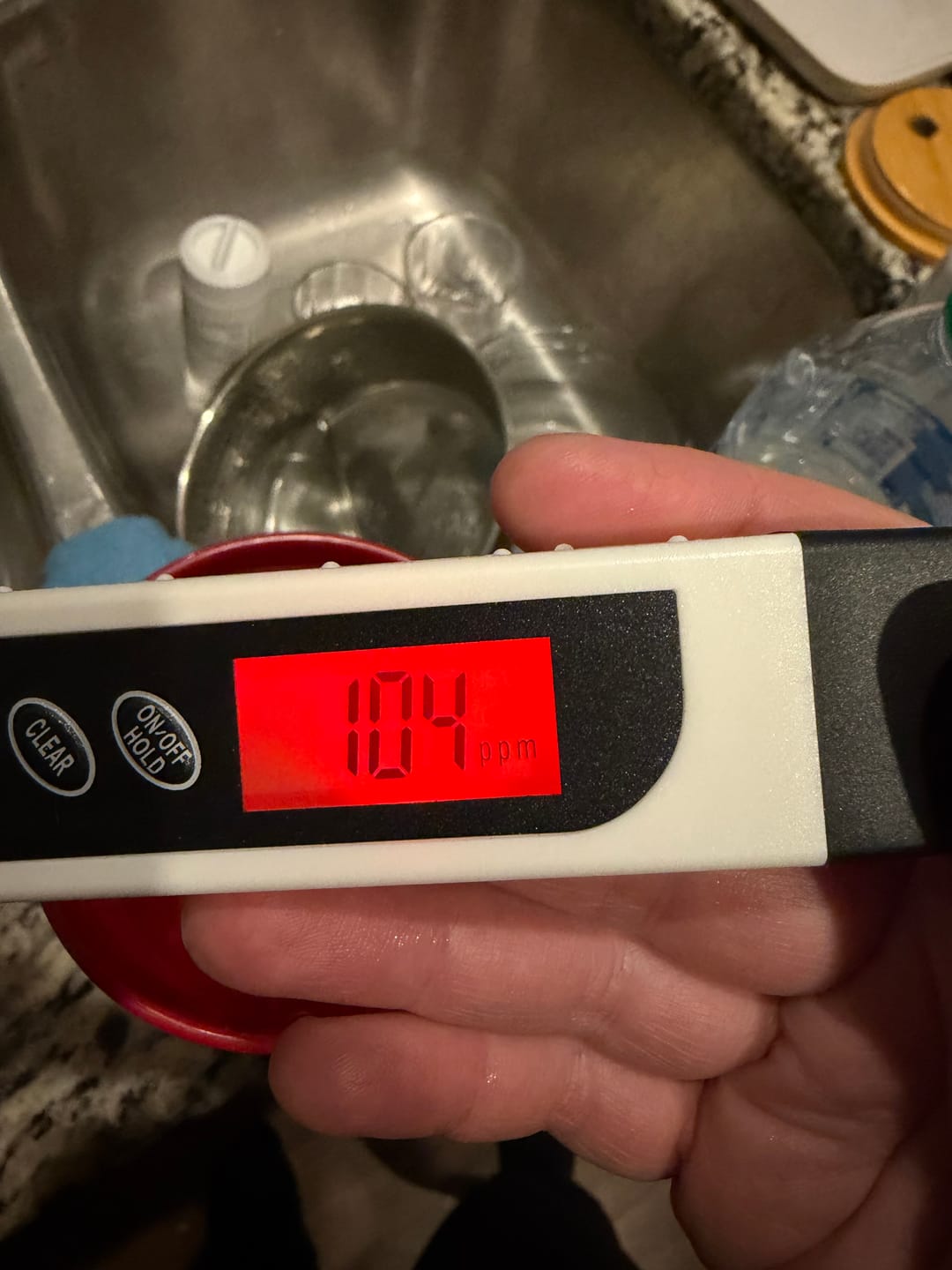 Customer photo review of Glacier Fresh Compatible with GE XWFE Refrigerator Water Filter (with RFID chip)