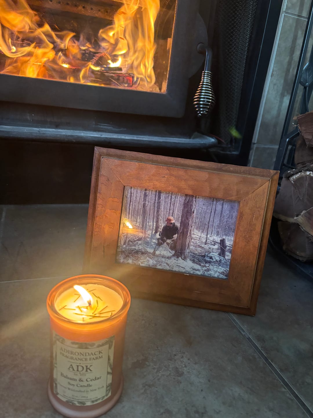 Customer photo review of Balsam & Cedar Candle
