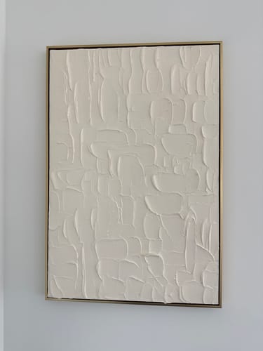 Customer review photo for Plaster Art Texture Painting #SG166