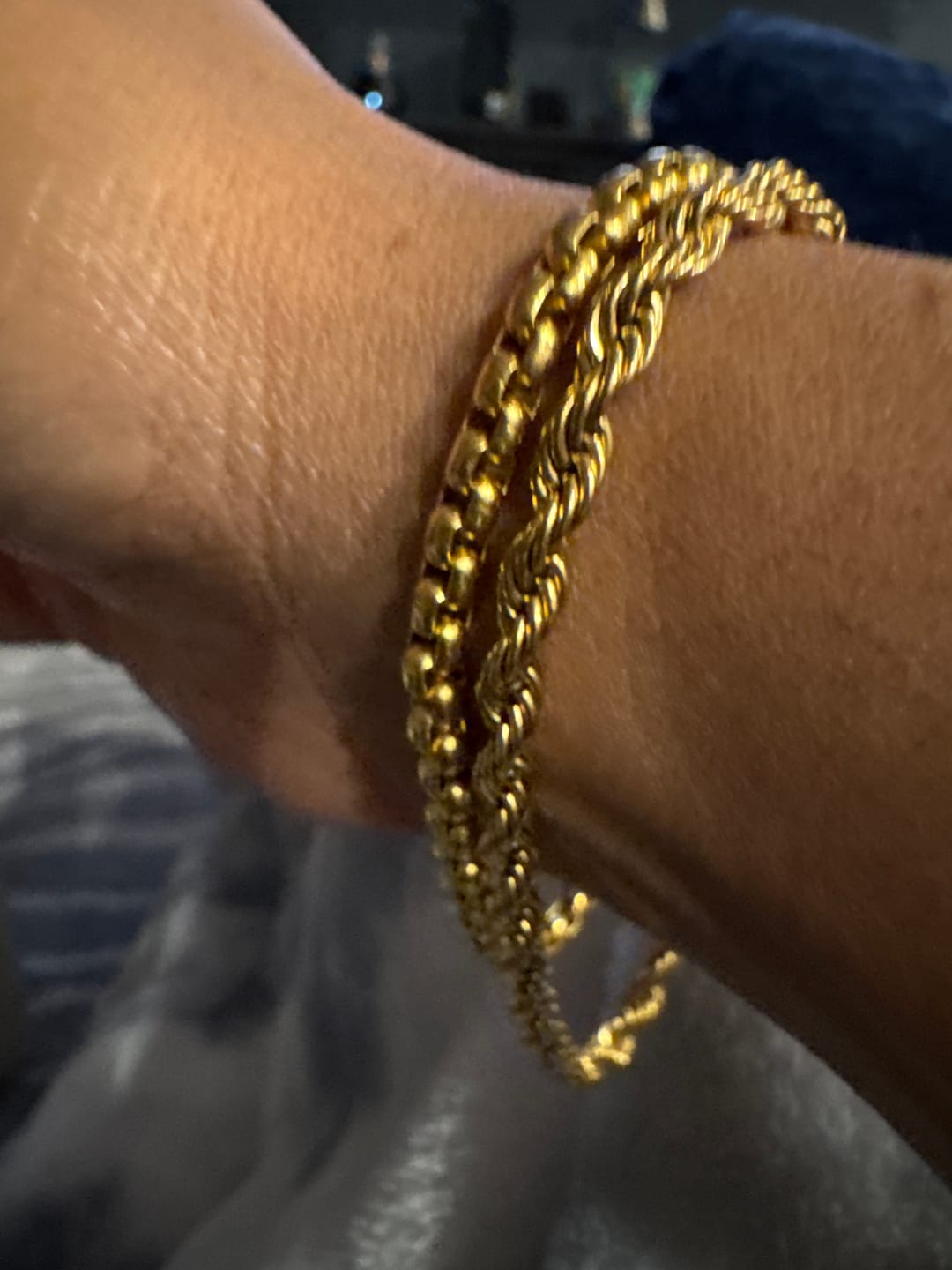 Customer photo review of Rope Link Bracelet Set