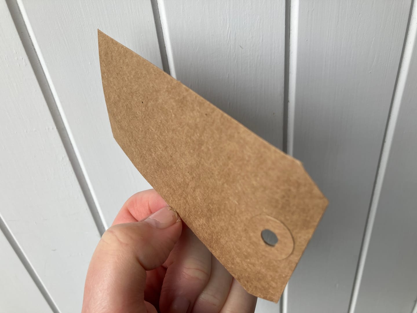 Customer photo review of Plain Swing Tags