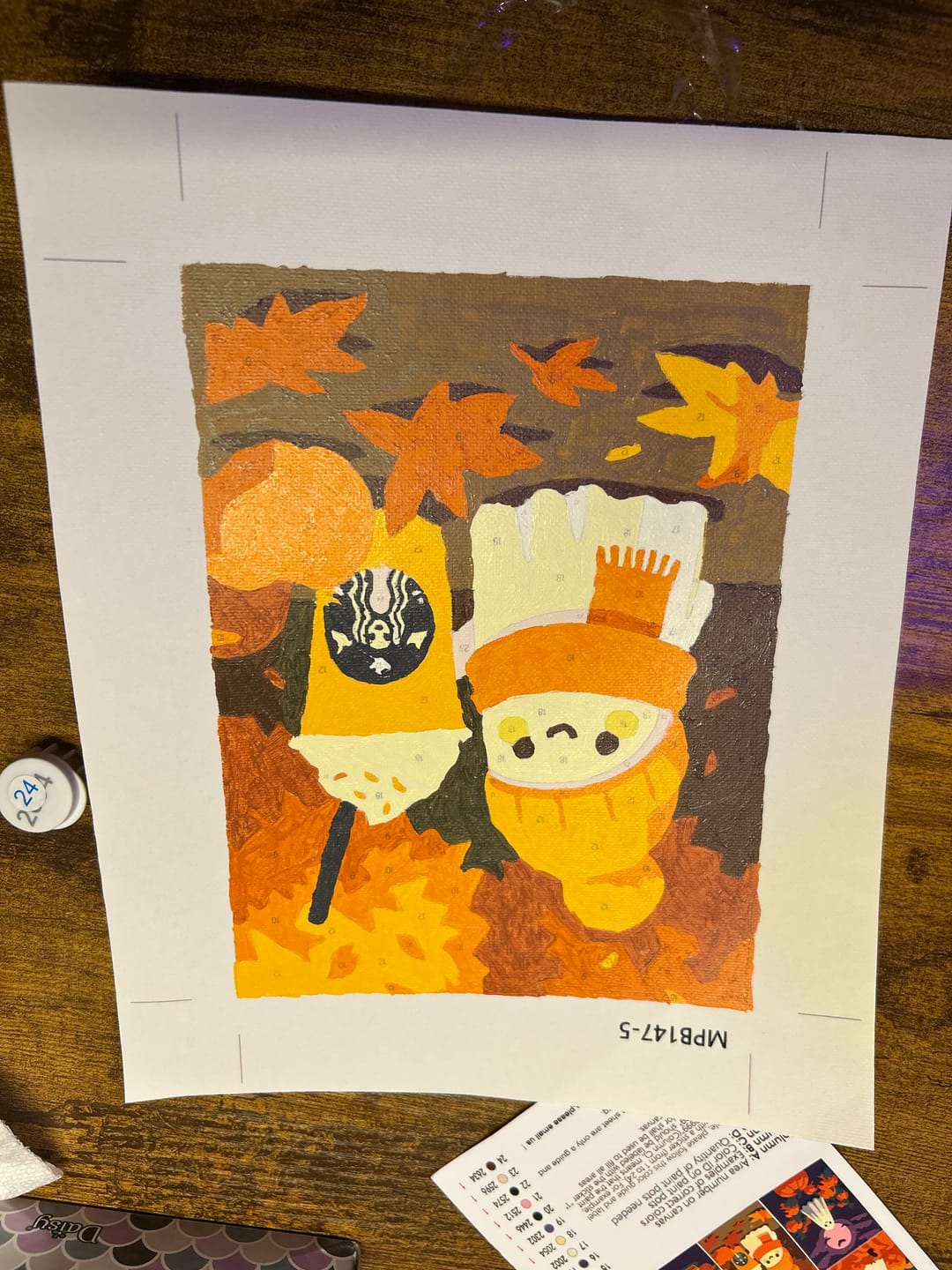 Customer photo review of 6 Mini Paintings - Spooky Autumn Set