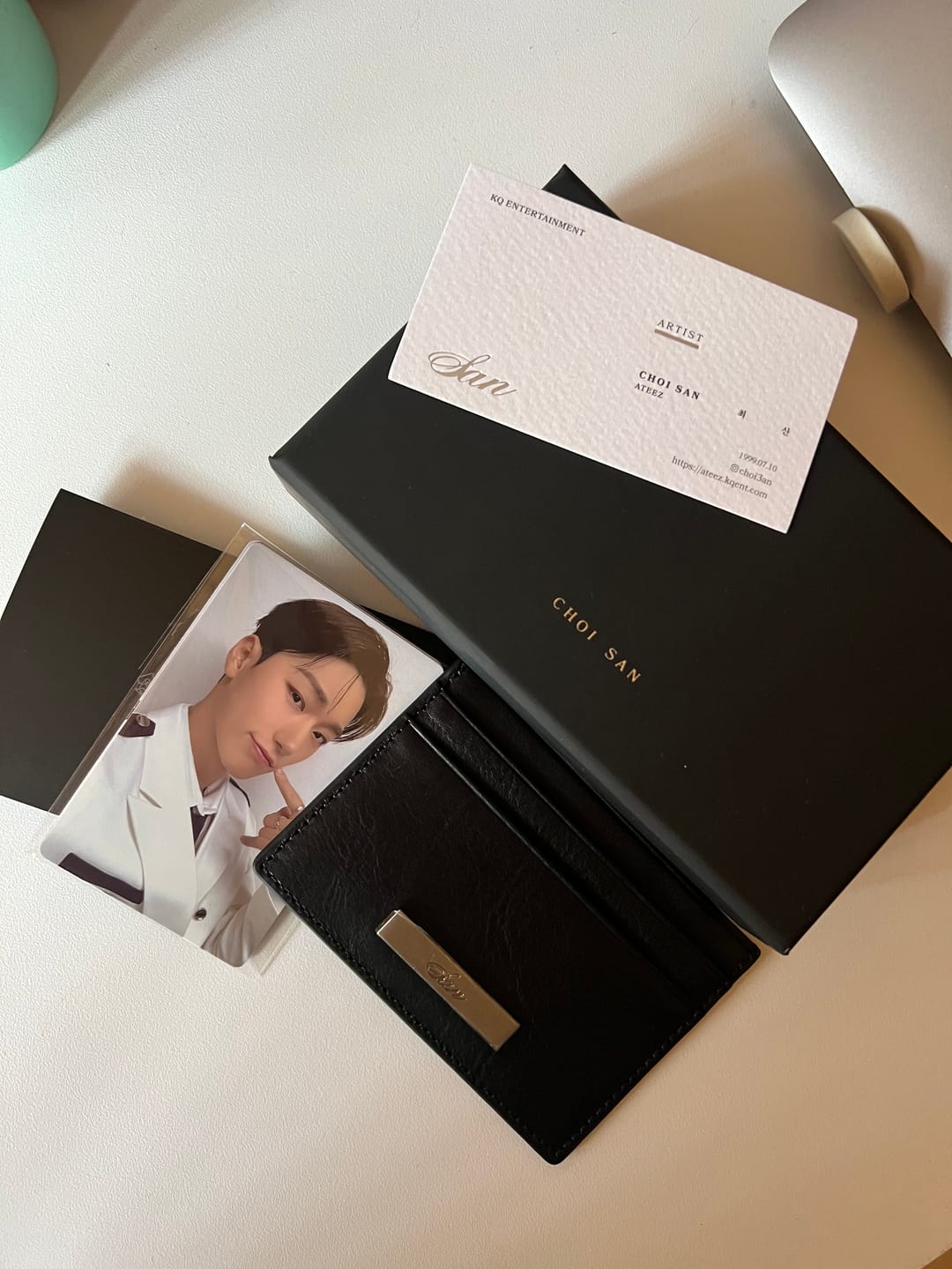 Customer photo review of ATEEZ SAN - SAN CARD WALLET : IN TINY POCKET