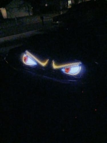 Customer photo review of Moto Eyes - Animated Moto Eyes