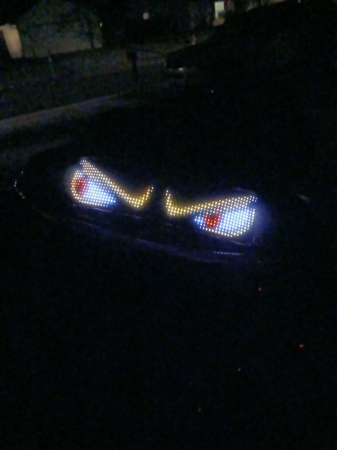 Customer photo review of Moto Eyes - Animated Moto Eyes