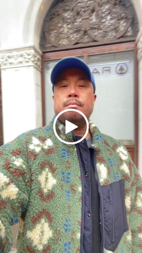 Customer video review of Double-sided Retro Polar Fleece Plus Velvet Warm Jacket